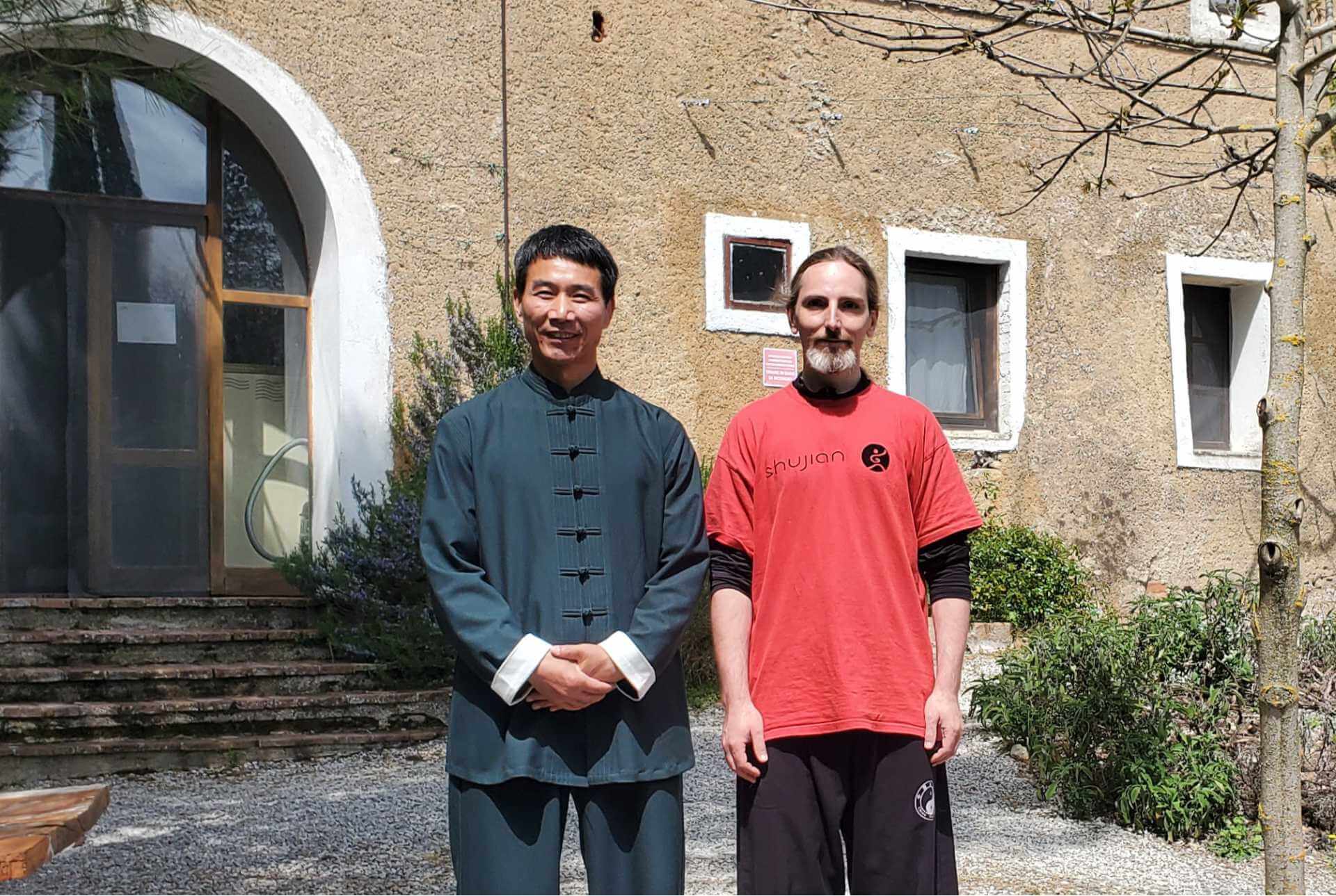 Meister Chen Bing und Paris Lainas